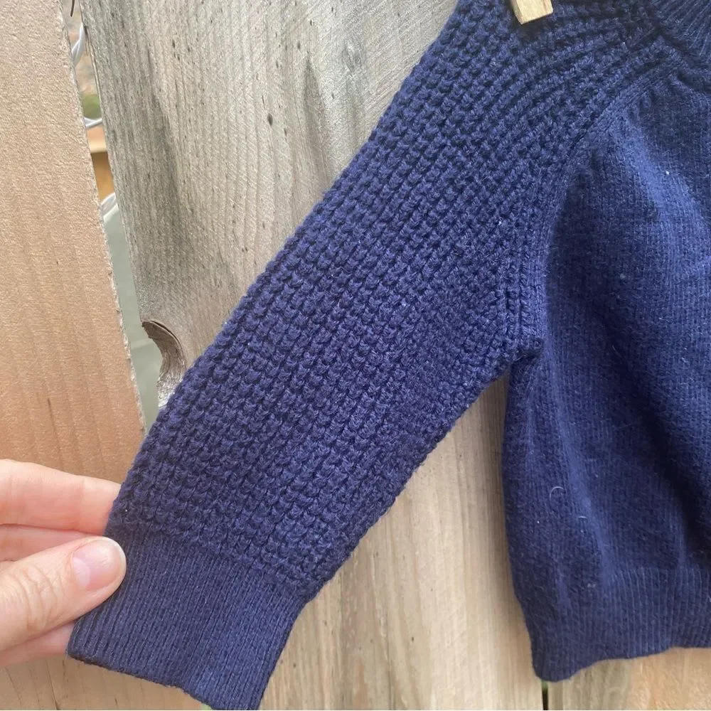Baby gap dark blue knit sweater size 3-6 months